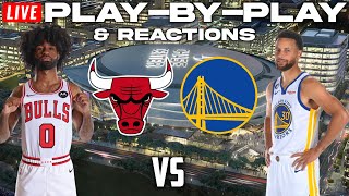 Chicago Bulls  vs Golden State Warriors | Live Play-By-Play & Reactions