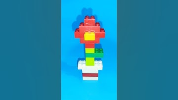 LEGO Flower | Building Blocks flower #lego #flower #satisfying #diy #shortvideo #shorts #short
