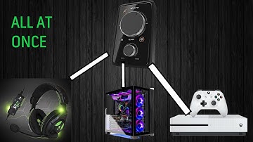 How to: Connect Your Turtle Beach x12 to your Astro A40 Mixamp on PC and Xbox at The Same Time