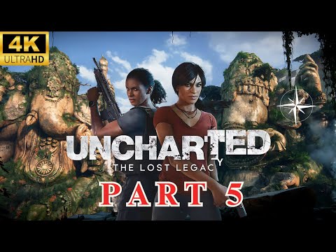Uncharted The Lost Legacy - 4K 60 FPS HDR - Gameplay - Part 5 - FULL GAME - No Commentary