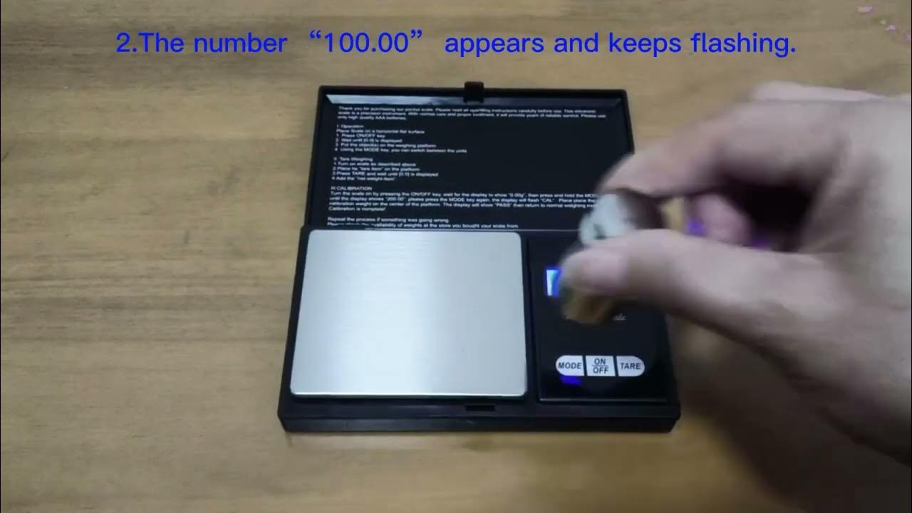 How to calibrate digital jewelry scales? YouTube