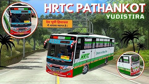 hrtc pathankot livery bussid | bus simulator Indonesia hrtc bus mod | hrtc mod download | avrogamerz