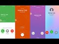 4 Mobile Phone Brands,Lg/Samsung A7/Nokia C5/MUIU 8 İncoming Calls