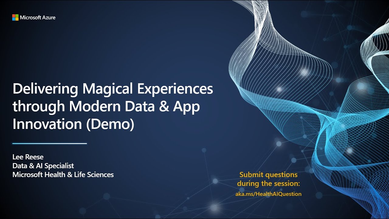 HLS Data AI & Apps Roadshow: Delivering Magical Experiences through ...