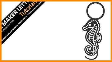 ChatGPT, Inkscape, and Fusion Workflow to a 3D Printed Seahorse Hanger