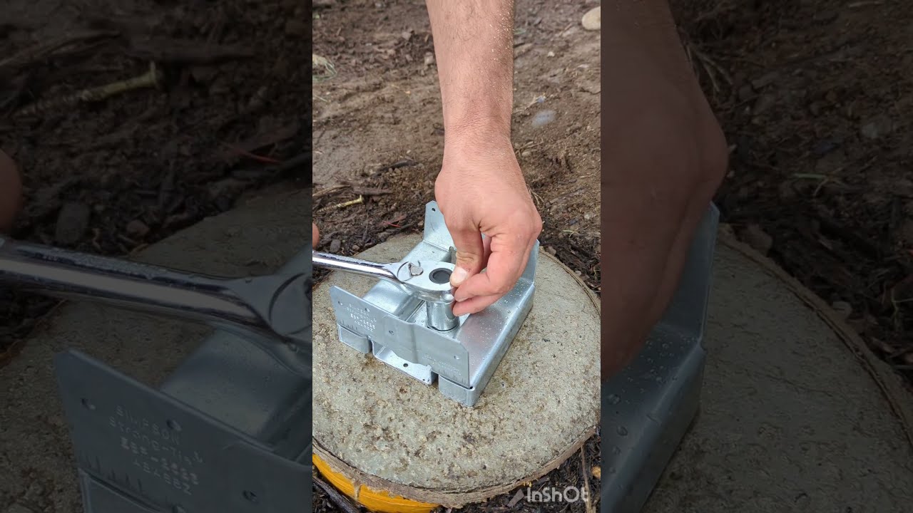 Footing Post Base Deckbuilding Deckconstruction Deck Legacydecking