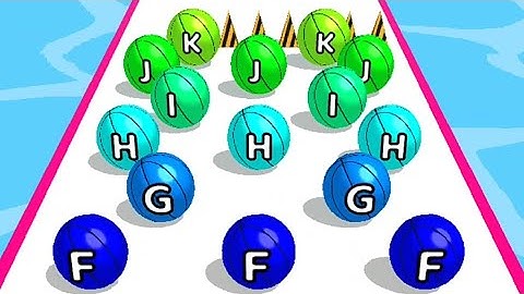 AZ Run - 2048 ABC Runner - Gameplay Walkthrough Part 7 - All Max levels 71-83 (Android, iOS)