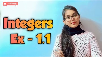 Class 7// Integers// Ex-1.1 // Tanya Classes// Basic Maths