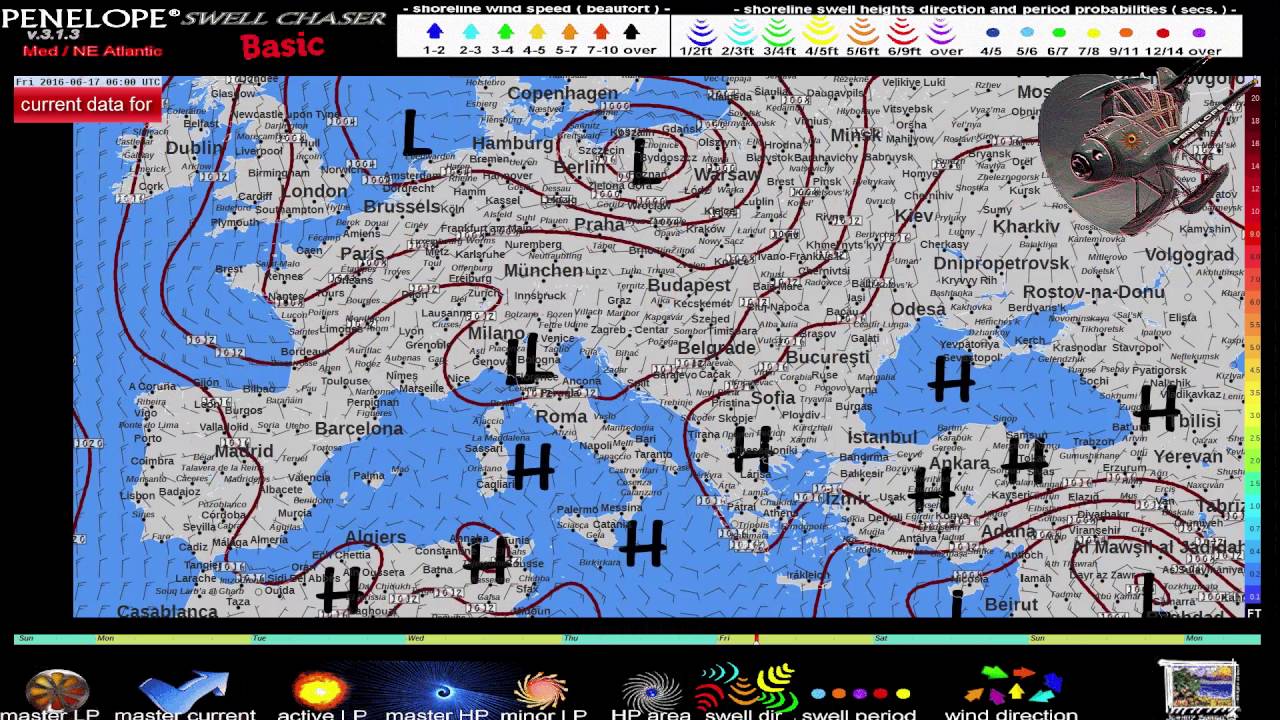 Penelope Swell Chaser - Surf Forecast Mediterranean - NE Atlantic