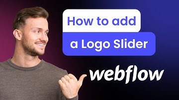 How to add a Logo Slider to Webflow