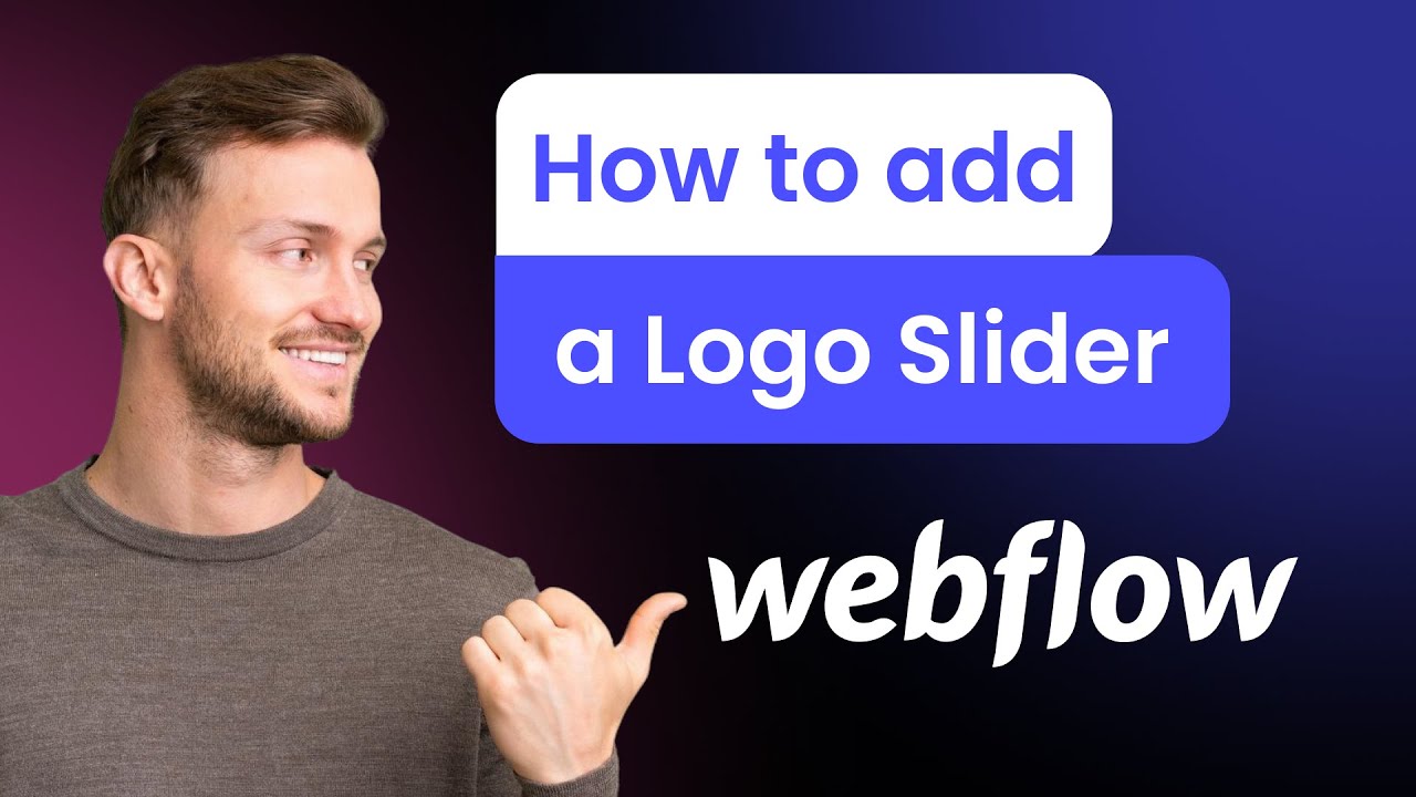 How to add a Logo Slider to Webflow - YouTube