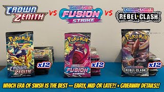 Which ERA of the Sword & Shield Era is Best - Early, Mid or Late? + GIVEAWAY! (pokemon card opening)
