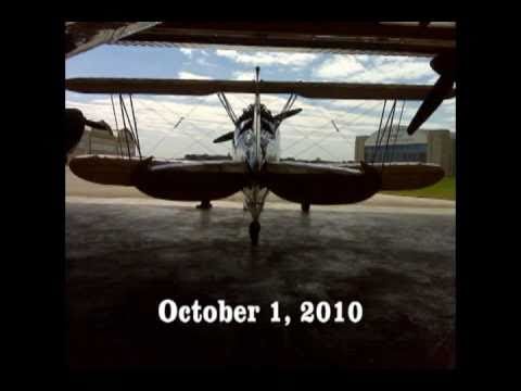 Waco flying at the Poplar Grove Airport