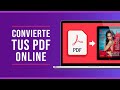 💻 Mejores PLATAFORMAS para crear un PDF ONLINE 👌