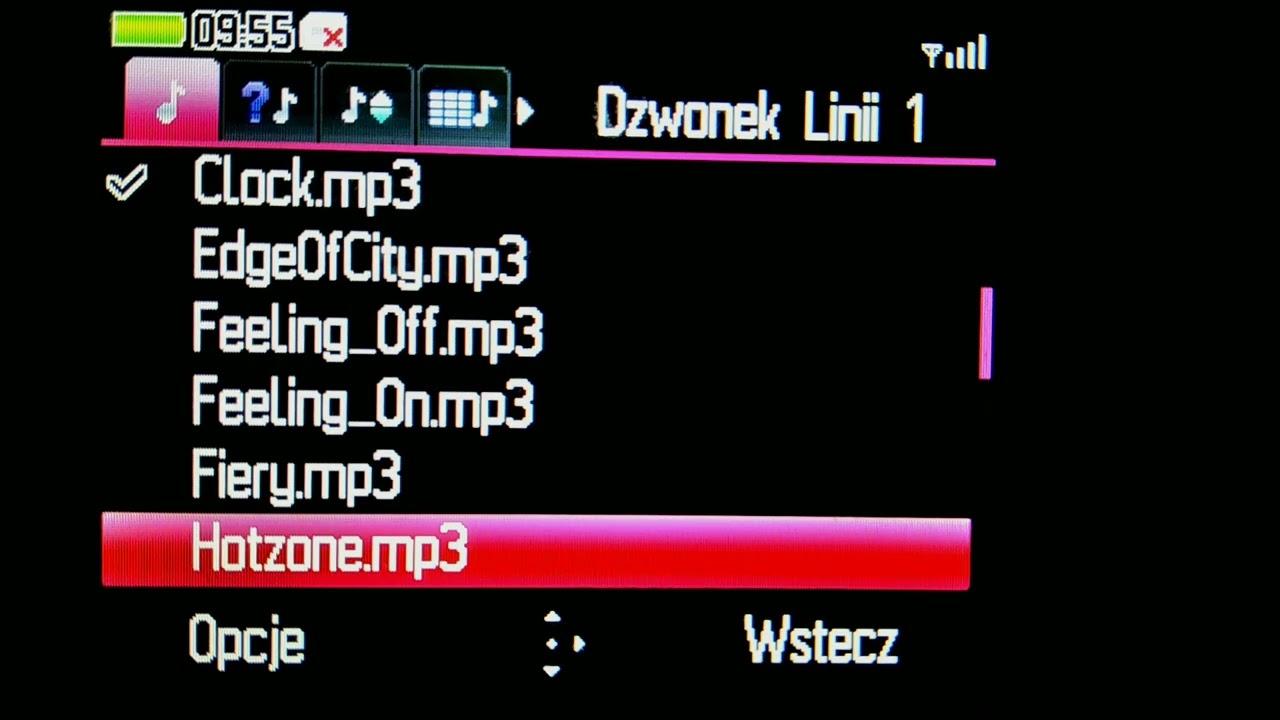 Alcatel OT-808 - Ringtones and SMS Tones