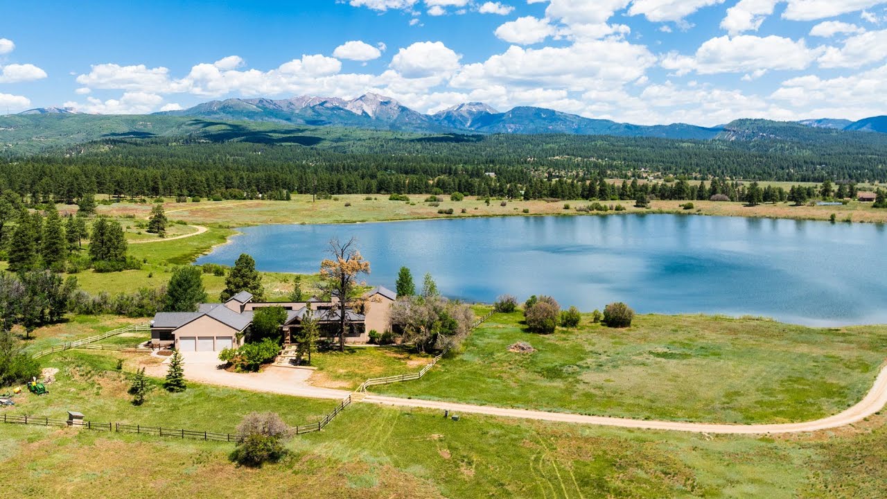 Lake Front Mountain View FOR SALE Durango, Colorado USA YouTube