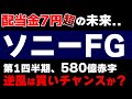 ソニーFG、大幅続落。逆張りの買いチャンス到来か?
