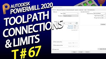Powermill 2023 tutorial - delcam 2020 programming - powermill toolpath connections