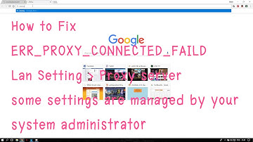 How to fix some settings are managed by your system administrator