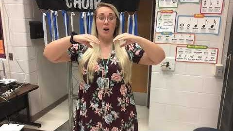 Solfege With Hand Signs: C Major Scale