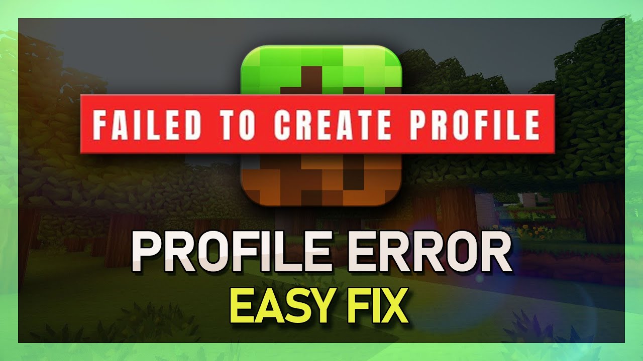 How to fix the failed to create profile error in Minecraft 1.19