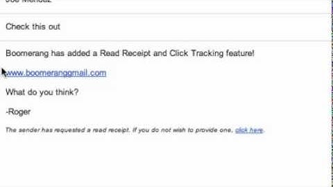 Read Receipts and Click Tracking for Gmail