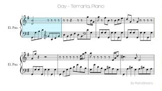 Piano solo sheet: day - terraria