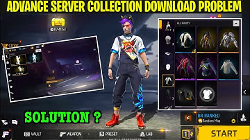 Advance Server Costume Pack Problem In Ob51 Advance Server Collection Pack Download Problem Solution