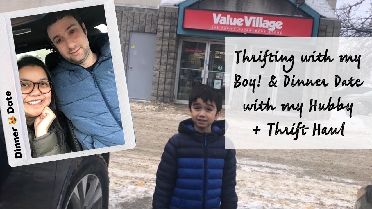 THRIFTING WITH MY BOY & DINNER DATE WITH MY HUBBY + THRIFTING HAUL