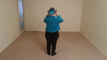 STEP LOCK STEP TOUCH/SCUFF FWD R & L. Beginner Linedance Steps Teach/Demo: by Debra Ciavarella