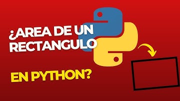 Calcular el AREA de un RECTANGULO en Python 🧮