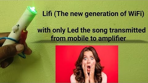 #wireless data transmit with laser light experiment| #Lifi