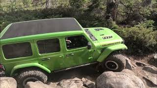 Jeep Wrangler Rubicons On The Rubicon trail