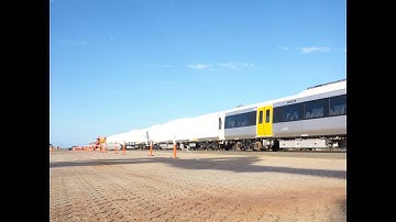 New Generation Rollingstock (NGR): the first new commuter train at the Port of Brisbane