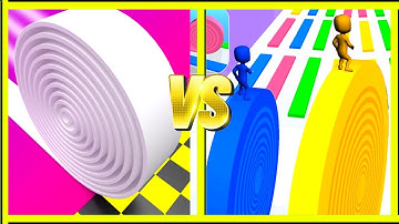 Brick Builder VS Layers Roll Gameplay Walkthrough All Levels New Update Video Game 2021 IOS Android