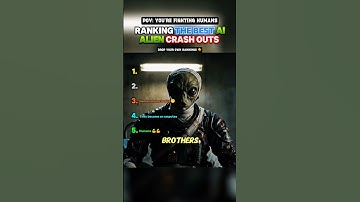 RANKING the BEST AI alien Crashouts 👽#shorts