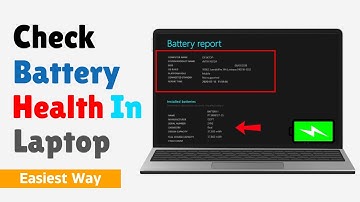 How to Check Battery Health In Laptop | Windows Battery Report Guide 2025