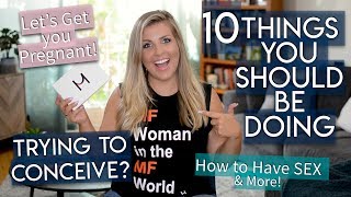 Trying to Get Pregnant? 10 Things You Should Be Doing NOW! | Sarah Lavonne