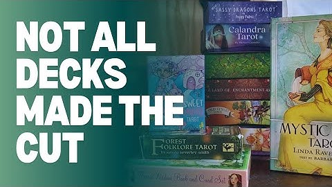 15 tarot decks I
