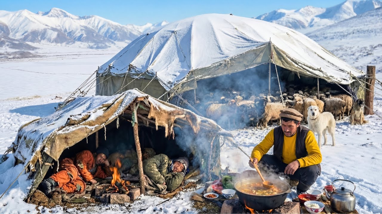 Surviving Shepherd Life in Afghanistan’s Coldest Mountain Region | Winter Extreme Survival