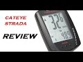 [4K] The Review On Cateye Strada Wireless Bike CycloComputer CC-RD300W.