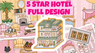 🤩NEW 5 STAR HOTEL FULL DESIGN | Toca Boca