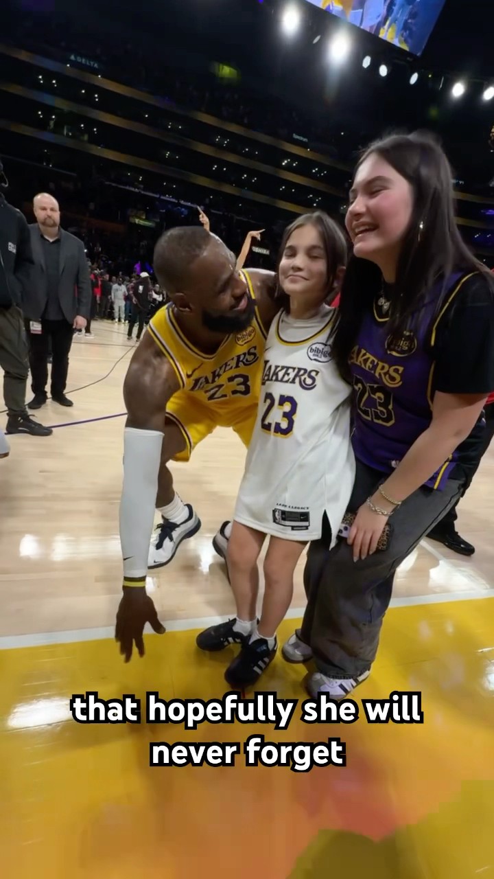 LeBron speaks on his viral interaction with a young fan ?