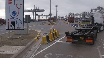 Entering DP World London Gateway
