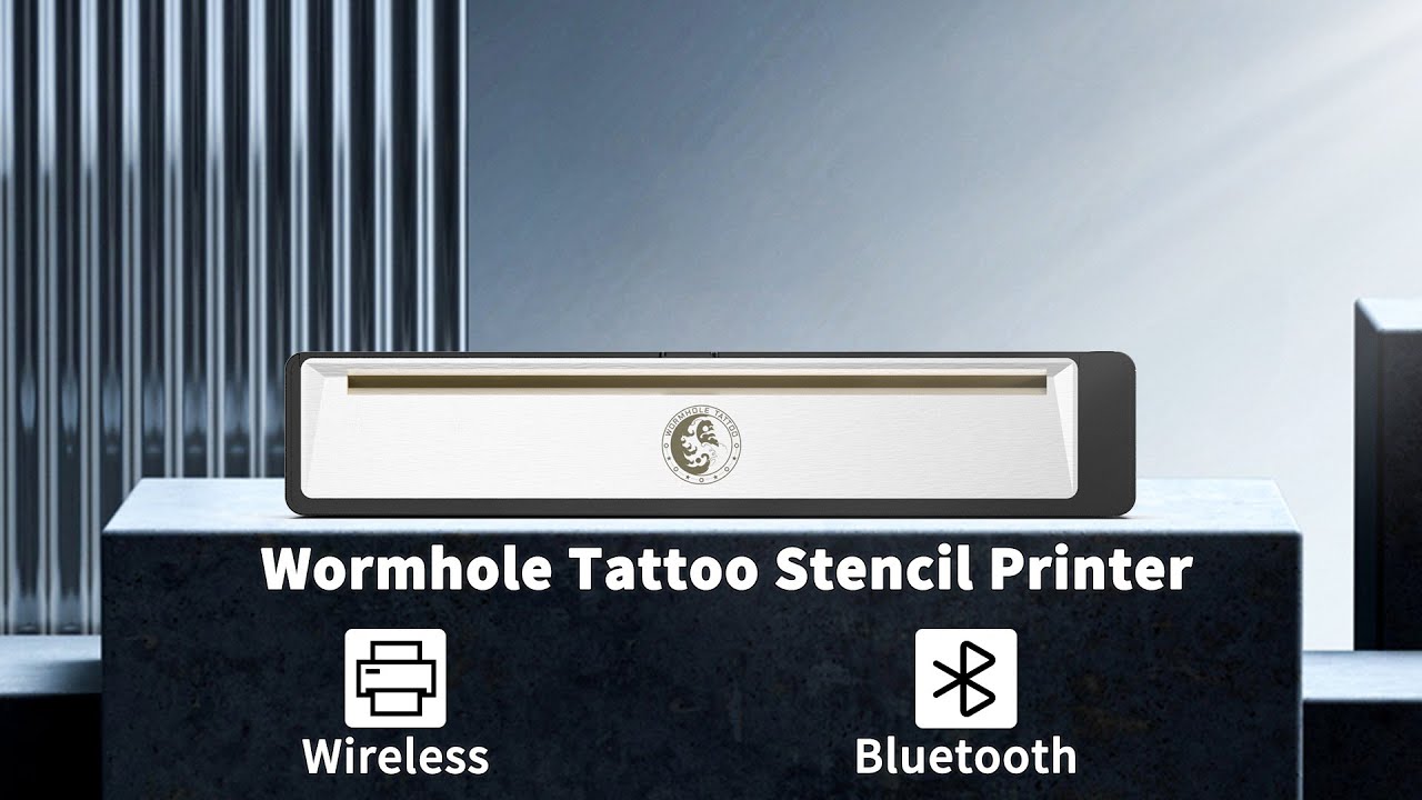 How to Use the Wormhole Tattoo Stencil Printer 