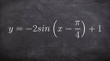 How to Find All of the Transformations for the Graph of Sine