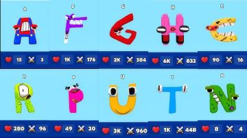 ALPHABET COMBINE MERGE MASTER - Merge Battles GamePlay - iOS, Android Part 1