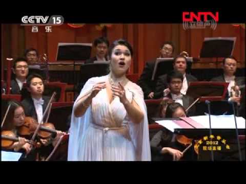 Olga Peretyatko - "Mein Herr Marquis" "O mio babbino caro" New Year's concert in Beijing 2012