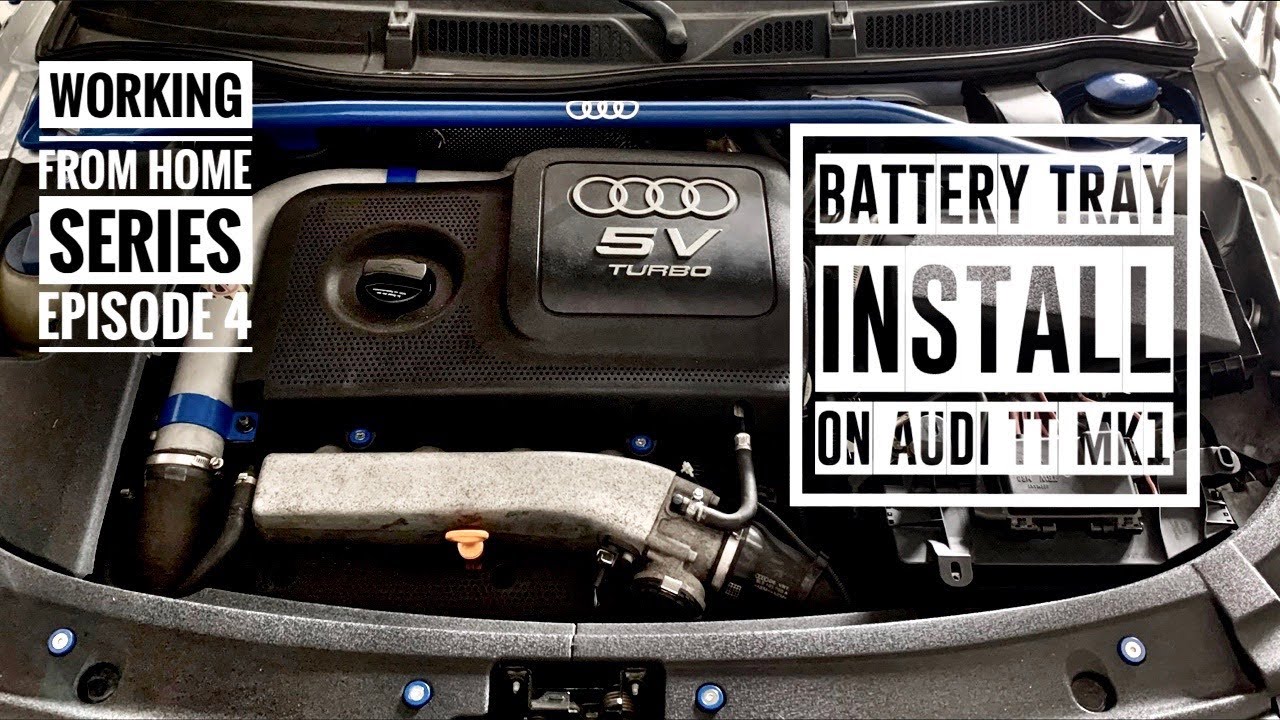 Audi TT MK1 - [Installing New Battery Tray] - YouTube