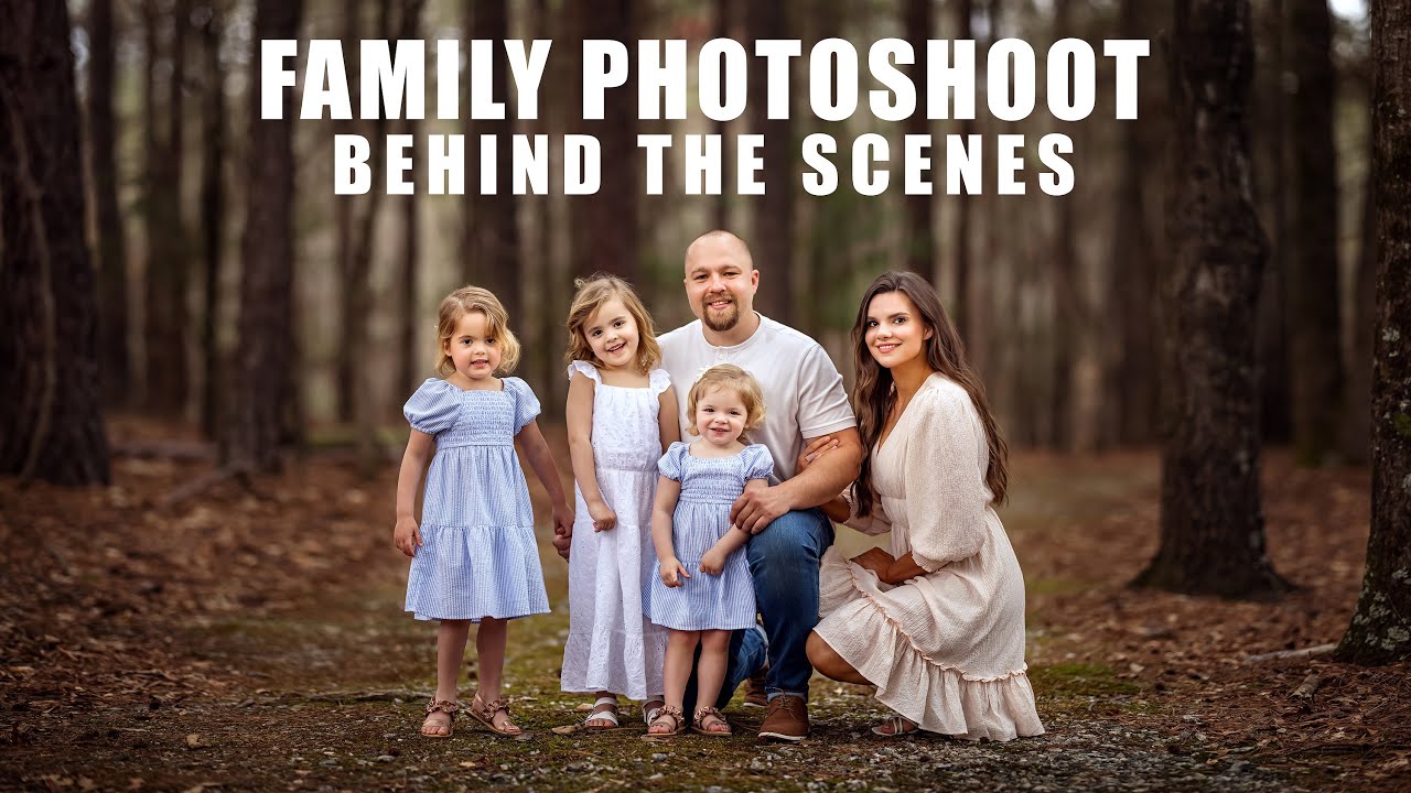 Family Photoshoot Ideas with Little Kids, Canon EOS R5, RF 85mm 1.2L, BTS, Greenville South Carolina